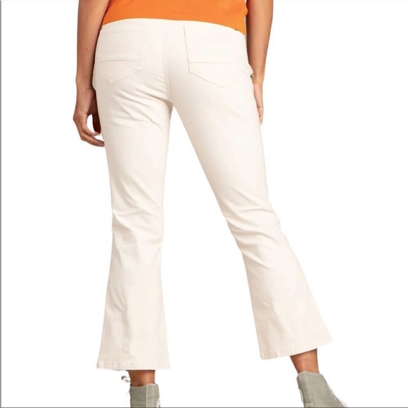 Toad & Co Earthworks kick flare crop pant size 10 NWT - Picture 2 of 11